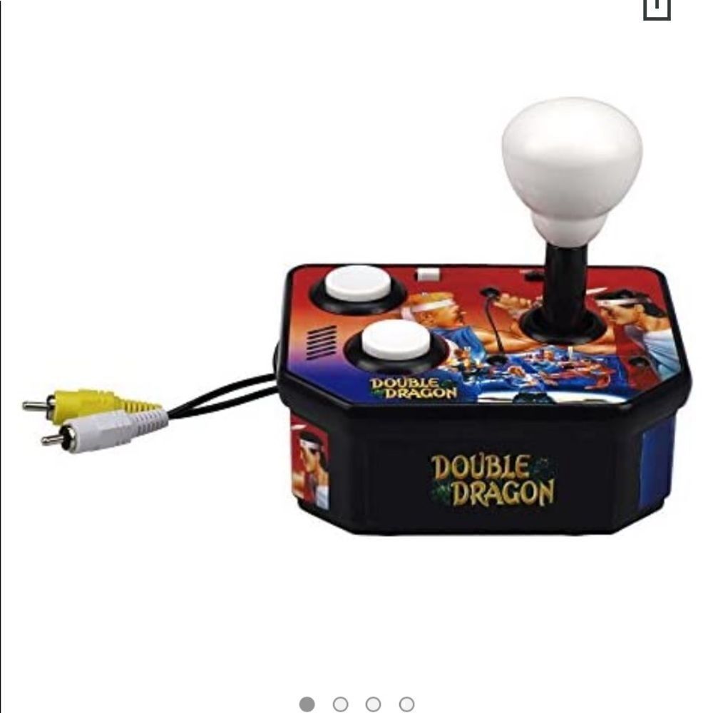 Handheld dbl dragon plug and play arcade game with joystick